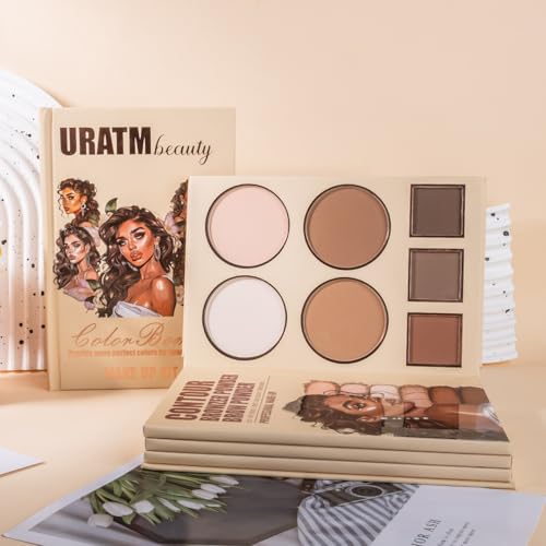 RoseFlower 24 Colors Eyeshadow Palette with Blush Highlighter Contour Makeup Kit