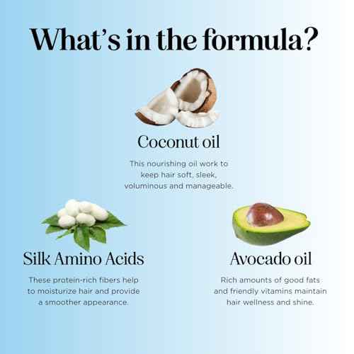 Leave In Conditioner for Dry Damaged Hair - Ultra Moisturizing Deep Conditioner for Dry Damaged Hair and Frizz Control with Silk Amino Acids - Smoothing Leave In for Curly Hair Moisturizer