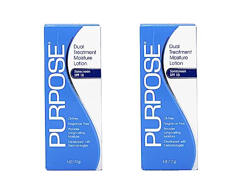 PURPOSE Dual Treatment Moisturizer, SPF 10 4 oz (Pack of 2)