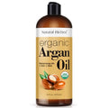 Natural Riches Organic Argan Oil 16oz - Cold Pressed Moroccan Hair & Skin