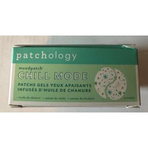 Patchology Chill Mode Under Eye Patches ? Oil-Infused Gel Masks, Ideal for Puffy Eyes, Dark Circles & Wrinkles ? Depuffer Pads for Puffy Eyes, Hydration & Refreshing Skin ? 15 Count