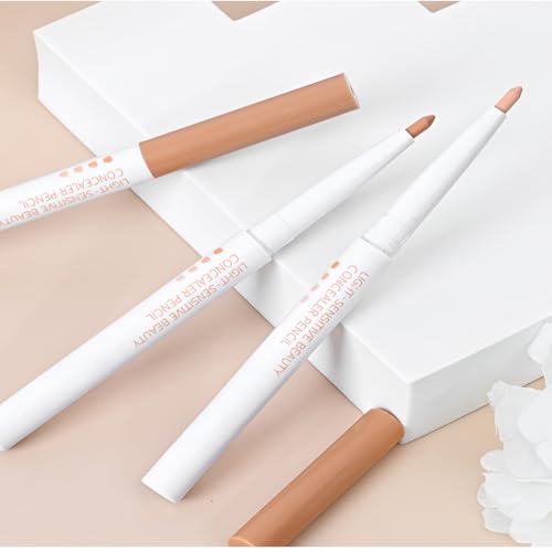 3-Color Concealer Pen Set – Waterproof Full Coverage