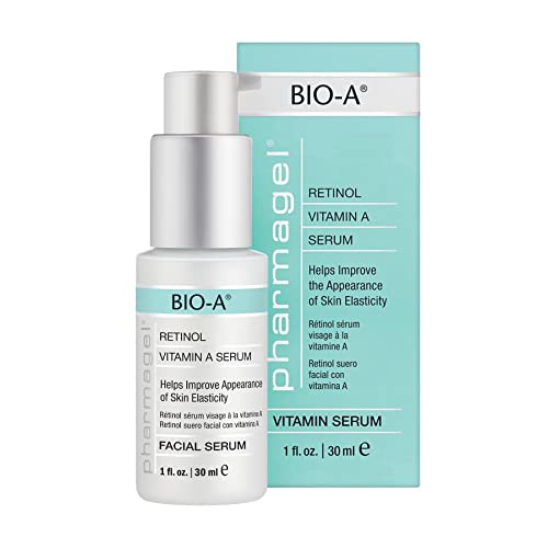 Pharmagel Bio-A Facial Serum | Retinol Serum | Anti Aging and Anti Wrinkle | Smoothes, Softens, & Brightens Skin - 1 fl. oz.