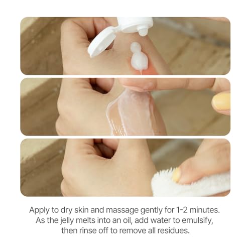 KAINE Kombu Jelly Oil Cleanser | Makeup Remover with Gel To Oil Type Cleanser, Gentle Cleansing, Korean Skincare 4.9 fl oz /145ml