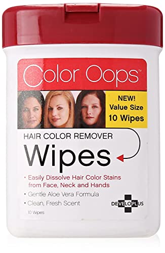 Color Oops Hair Dye Remover Wipes - 10 Count (2 Pack)
