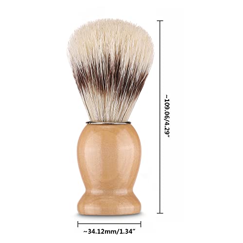 Aethland Shaving Brush Set for Men, 4 in1 Include 100g Shaving soap, Badger Shaving Brush and Stainless Steel Shaving Stand & Shaving Bowl for Husband Birthday Boyfriend Father's Day Gifts£¨Upgrade W)