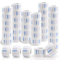 NICEMOVIC 40 Rolls Disposable Barber Paper Neck Strips Bulk Barber Accessories, Professional Barber Supplies Stretchy Paper Neck Strips for Salon Haircut Styling