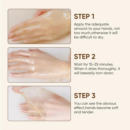Milk & Honey Peel-Off Hand Wax Mask - Hydrating & Exfoliating Hand Care, 110g