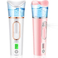 Nano Mist Sprayer with Skin Analyzer - 2 Pack USB Rechargeable
