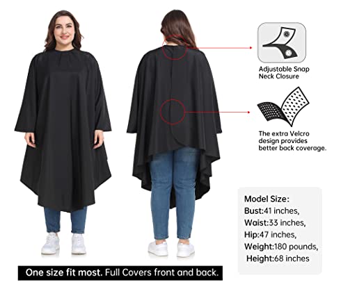 Professional Barber Cape with Sleeves & Water Repellent
