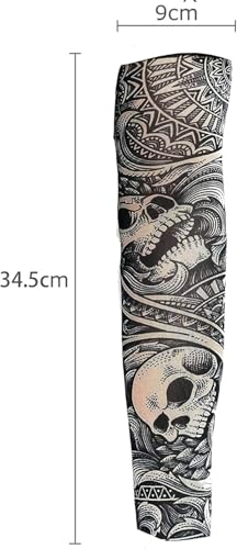 Temporary Tattoo Sleeves - 3 Pack Tribal Hawaiian Pirate Design