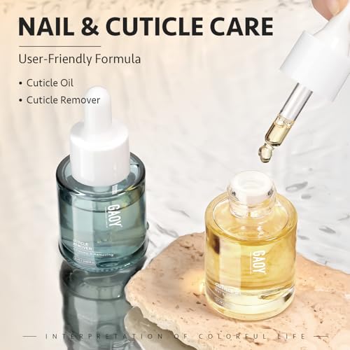 GAOY Cuticle Care Kit - Cuticle Oil & Cuticle Remover Gel (2 x 20ml)