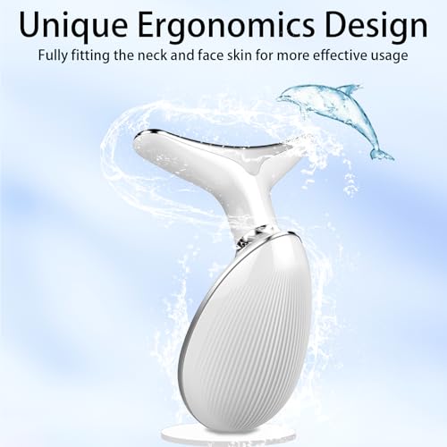 Face Sculpting Tool, Neck and Face Massager, Portable 3 in 1 Facial Device for Daily Skin Care, White