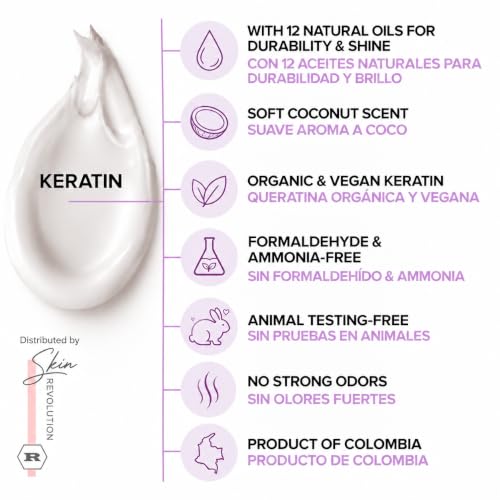 Skin Revolution Ritual Botanico Organic Keratin Hair Treatment Set 8.45 Fl Oz