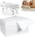 100-Pack 31x71 Disposable Massage Table Covers - Waterproof Non-Woven