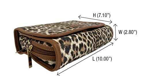 ORB Style Cosmetic Bag-CB213-Skin-Hanging-Tan Leopard
