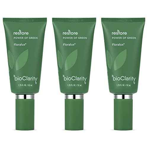 BioClarity Restore, Gel-Based Serum | 100% Vegan, Clean Ingredients | Contains Floralux Naturally made from Chlorophyll | 1.75 Fl Oz - 3 Pack