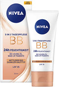 NIVEA BB Cream for Medium to Dark Skin Tones, 50 ml