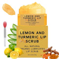 Turmeric Lip Scrub with Aloe Vera - Natural Sugar Exfoliator