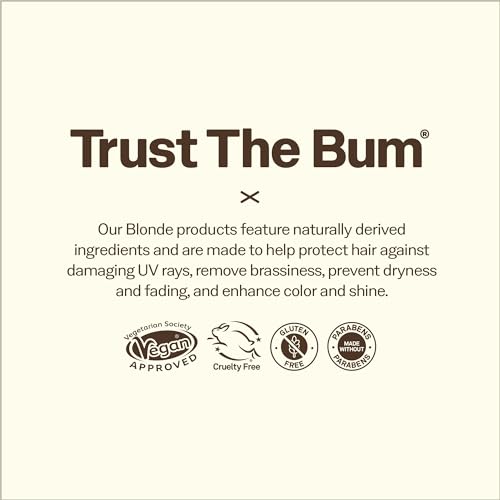 Sun Bum Blonde Hair Lightener - Vegan, Paraben, Gluten and Cruelty-Free Color Enhancing Brightener for Blondes, 2 Pack