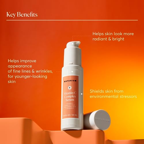 Naturium Vitamin C Serum with Hyaluronic Acid & Vitamin E, 1 oz