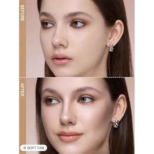 SHEGLAM 2-in-1 Contour & Highlight Stick Cream Waterproof Contour Stick-Soft Tan