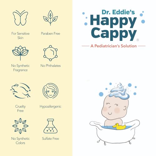 Happy Cappy Baby Shampoo & Body Wash for Eczema-Prone Skin - 8 fl oz