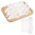 200 Pack Cotton Swabs with Individually Wrapped 4-Piece Bags - Soft Ear & Makeup Applicators