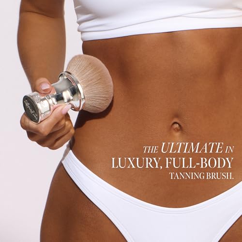 Loving Tan Flawless Body Tan Application Brush - Self Tanning, Streak Free, Premium Bristles, Oversized for Even and Easy Coverage, Free-standing, Vegan and Cruelty Free