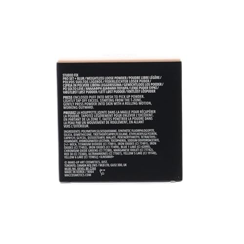MAC Studio Fix Pro Set + Blur Weightless Loose Powder - Medium (Medium beige with peach undertone) - 0.22 oz / 6.5 g