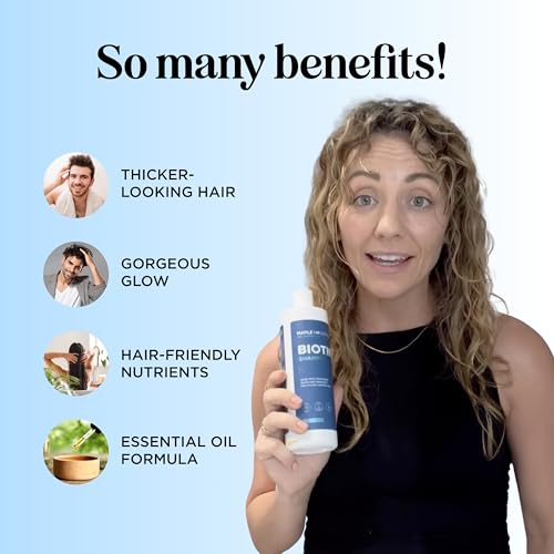 Rosemary Biotin Shampoo for Thinning Hair - 8 Fl Oz