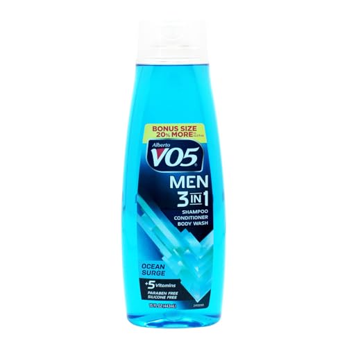 VO5 3-in-1 Shampoo Conditioner Body Wash, Ocean Surge, 15 oz