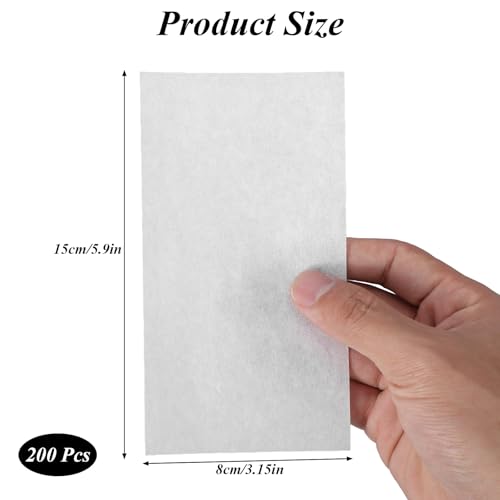 200 Disposable Perm Papers for Hair Styling - High Temperature Resistant Wraps