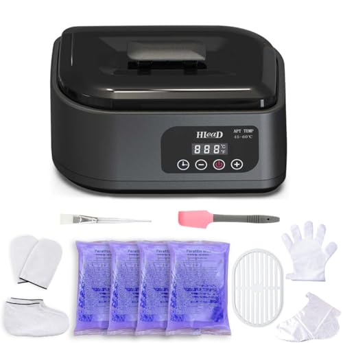 HLead Paraffin Wax Machine Kit for Hands & Feet - Touchscreen Spa Bath Warmer