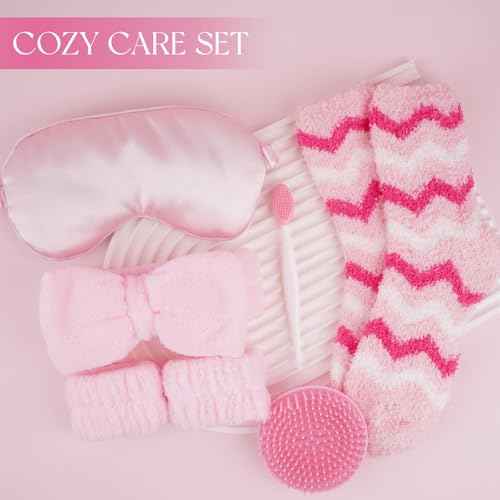 Birthday Gifts for Women, 18PCS Relaxing Spa Gift Basket Self Care Gifts, Unique Gift Ideas for Mom Her Friend Wife Sister, Christmas, Mother's Day, Valentine's Day, Get Well Gift