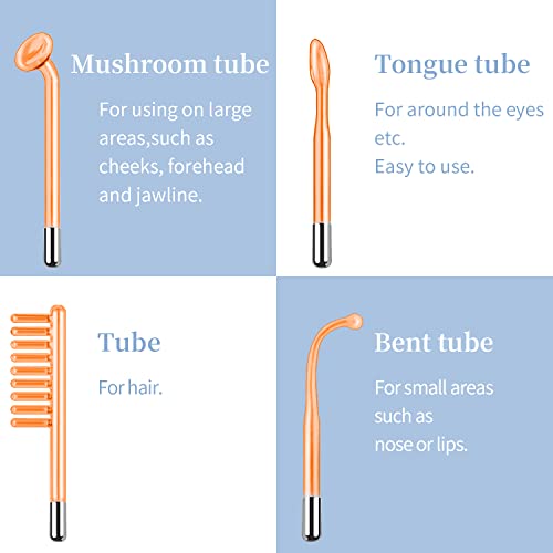 TUMAKOU High Frequency Facial Machine with 4 Glass Tubes
