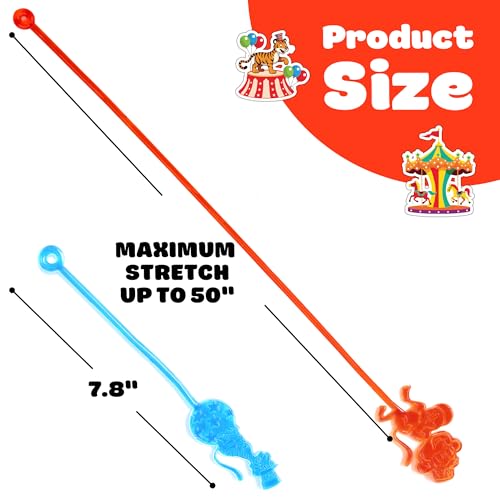 48 PCS Carnival Party Favors - Sticky Hands & Tattoos