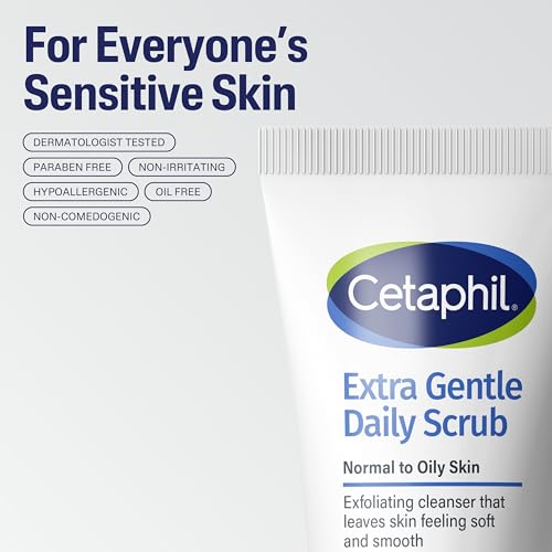 Cetaphil Extra Gentle Daily Scrub, 6 Fl Oz