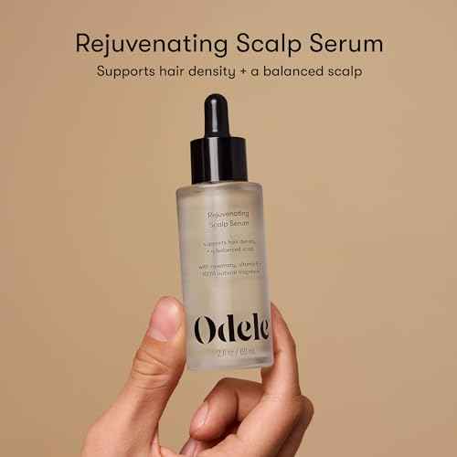 Odele Rejuvenating Scalp Serum with Rosemary and Vitamin E to Support Hair Density and a Balanced Scalp, for all Hair Types, 2 Fl Oz