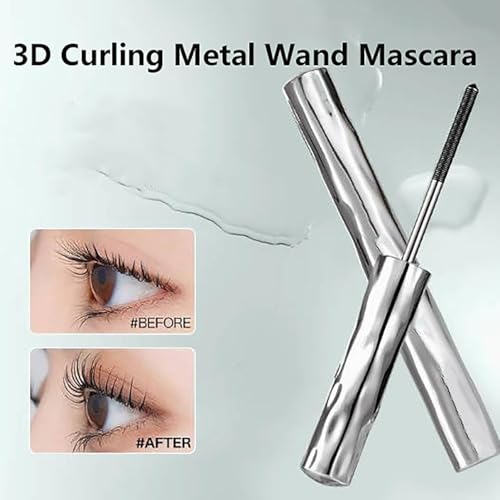 BEDARP Waterproof Curling Mascara with Fiber & Primer, Long-Lasting Black