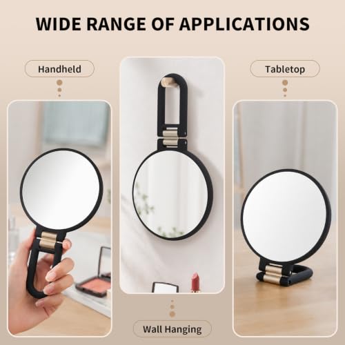 DUcare 10X Magnifying Hand Mirror Double-Sided Makeup Mirror