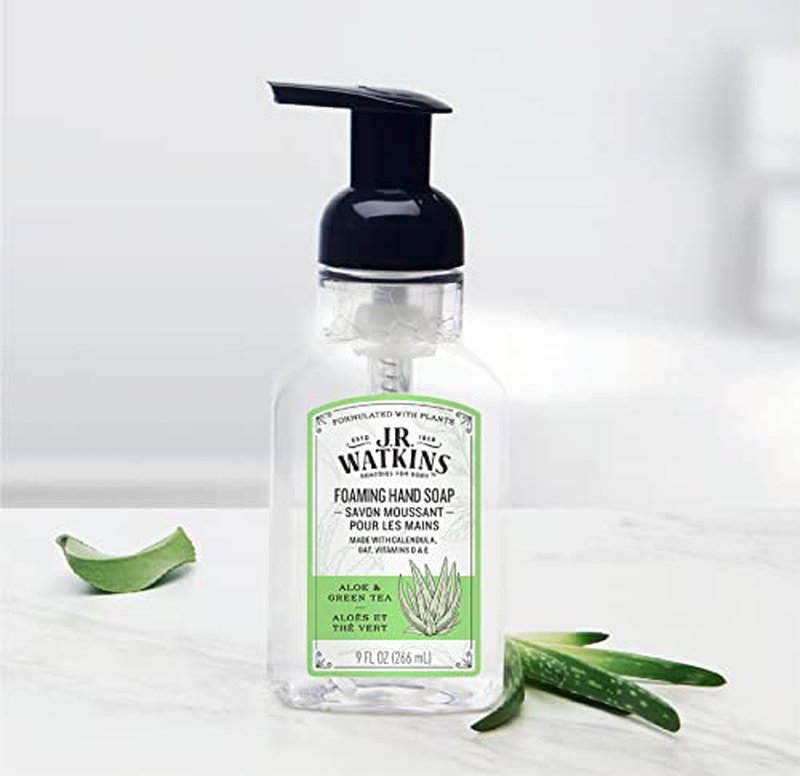 J.R. Watkins Aloe & Green Tea Foaming Hand Soap - 9 oz