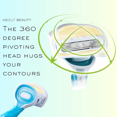 5 Blade Water Activated Disposable Razors, 3 Gentle Beauty Groomers for Hair Removal, Ideal for Shaving and Exfoliating, Japanese Steel Gently Removes Body Hair