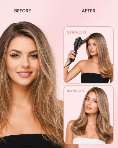 Aopant Mini Hair Dryer Brush 900W Dual Voltage Travel