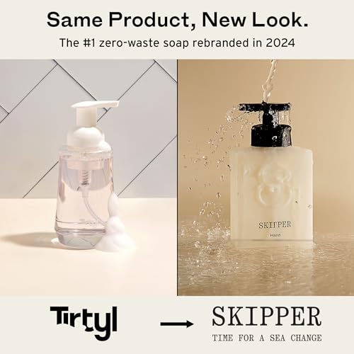 Tirtyl Skipper Foaming Hand Soap Tablet Refills - 24 Pack - 192 fl oz total (24x 8 fl oz) - Rebranded - Compostable Packaging - Bulk Variety Fragrance Pack