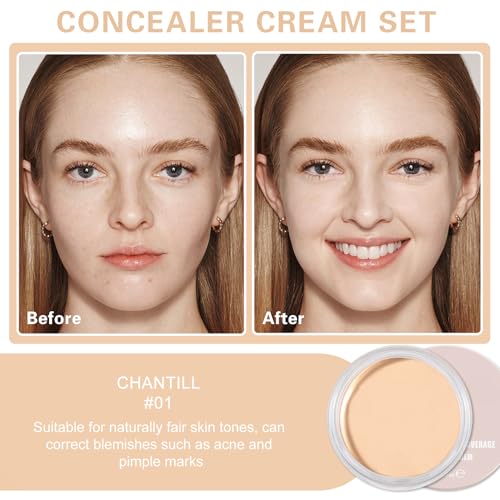 Under Eye Concealer Full Coverage - Waterproof Dark Circles Corrector