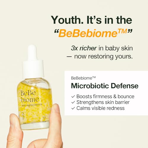 NDP Microbiome Ampoule Serum | Bebebiome Postbiotics for Antiaging, Youth Activating, Beta-Carotene, Wrinkle Care, Korean Skincare (30ml / 1.01 Fl oz)