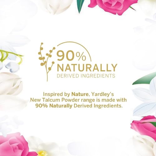 Yardley English Perfumed Talc Rose 250g