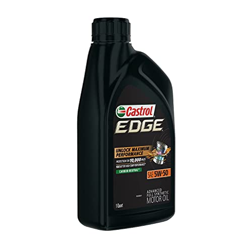 Castrol Edge 5W-50 Advanced Full Synthetic Motor Oil, 1 Quart, Pack of 6