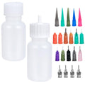 Jagua Henna Applicator Bottles Kit with 16 Tips